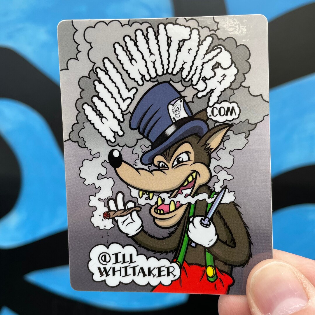 Big Bad Wolf Sticker FREE USA SHIPPING Etsy