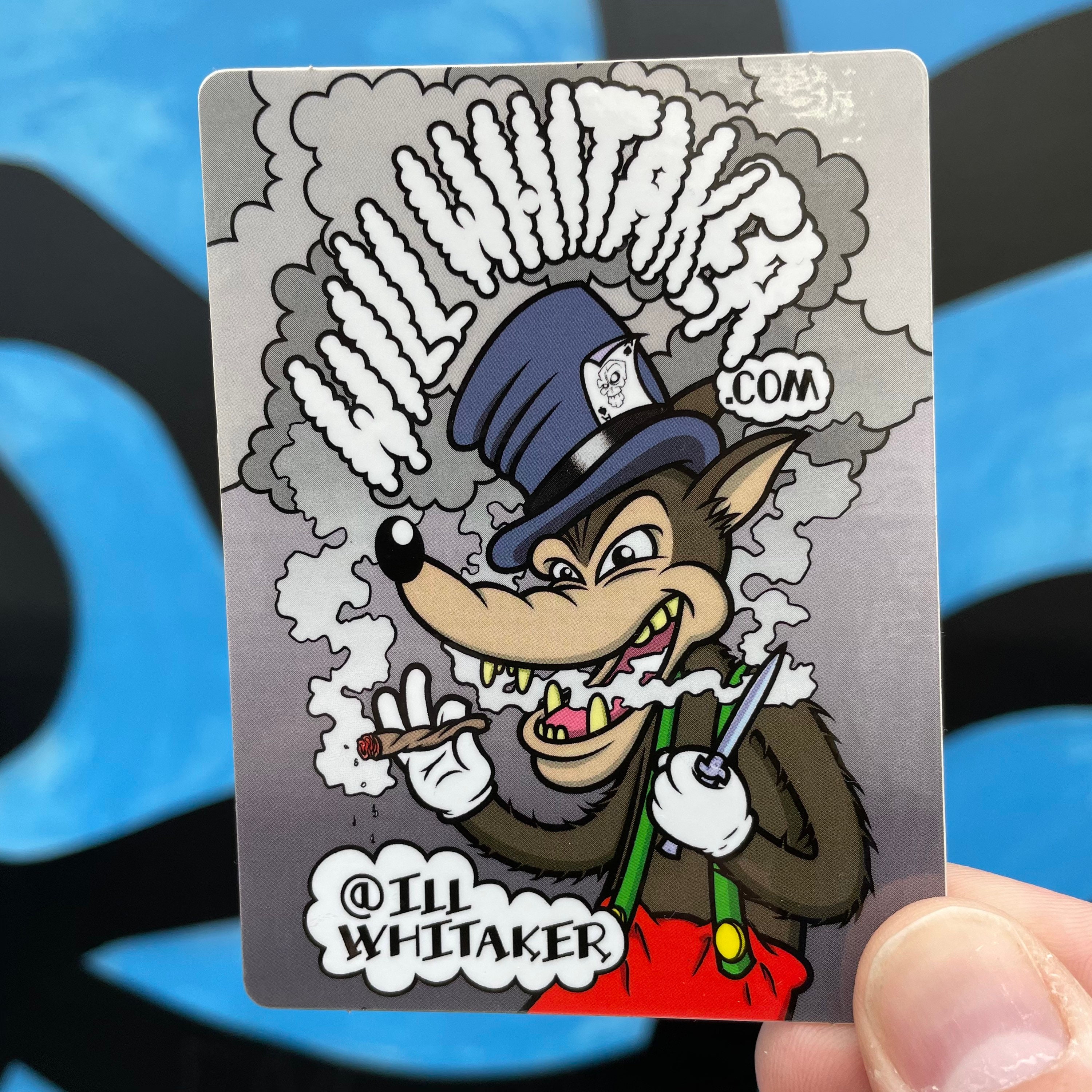 Big Bad Wolf Sticker FREE USA SHIPPING - Etsy