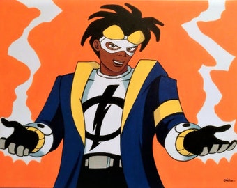 Static Shock painting