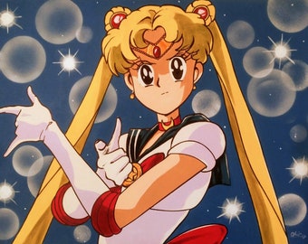 Sailor Moon painting