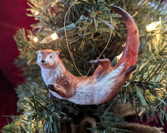 Cute River Otter Ornament