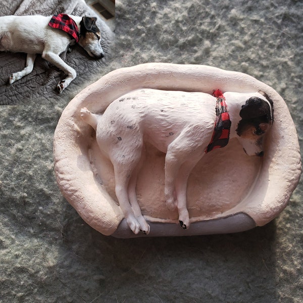 Custom 3D Printed Pet Figurine: Realistic Portrait Sculpture