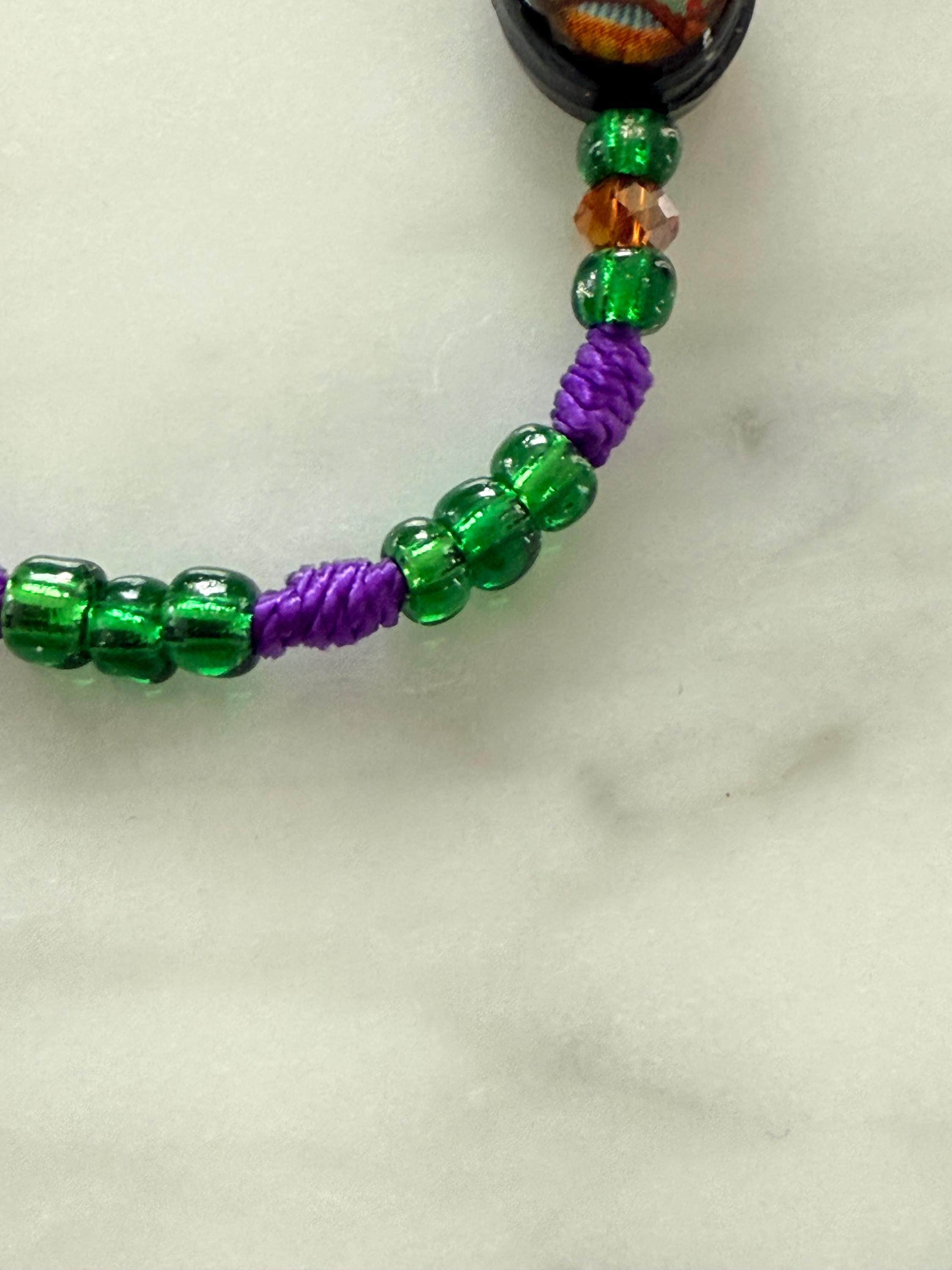 Santa Martha Dominadora Beaded Bracelet | Filomena Lubana - Etsy