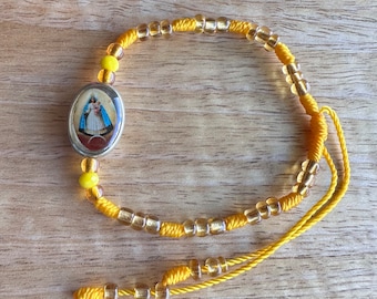 Our Lady of Charity Yellow Bracelet/Caridad Del Cobre bracelet