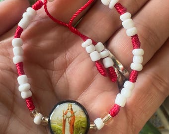 Saint Barbara Beaded Bracelet