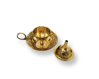 Brass Burner With Handle