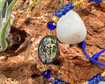 Ochosi Blue And Gold Bracelet