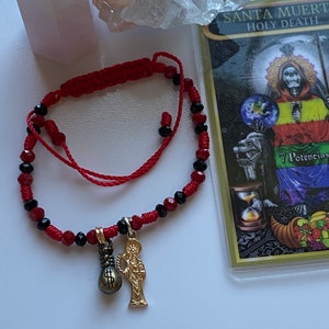 Santa Muerte Money Bracelet | Holy Death | Abundance | Protection | Santa Muerte Devotion | Respect