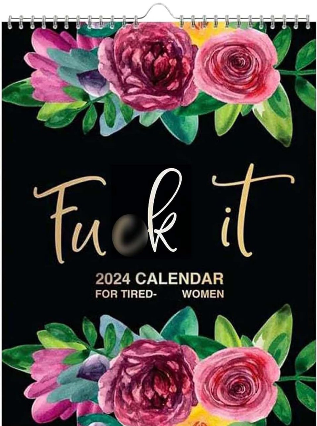 2024 Calendar for Tired Ass Woman Wall & Desk Calendar Funny Etsy UK