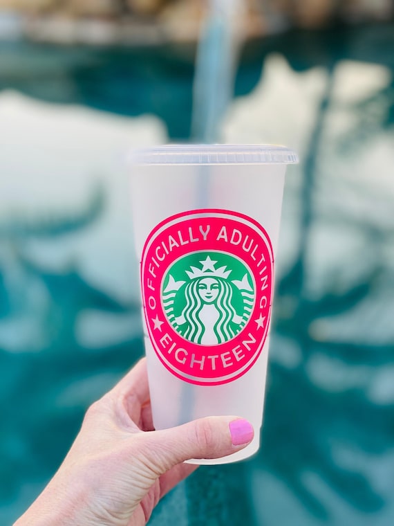 18th Birthday Cup, Hello 18, Personalized 18th Gift, 18th Birthday Tumbler, Officially Adulting, Custom 18th Birthday, Adulting, Legal Adult