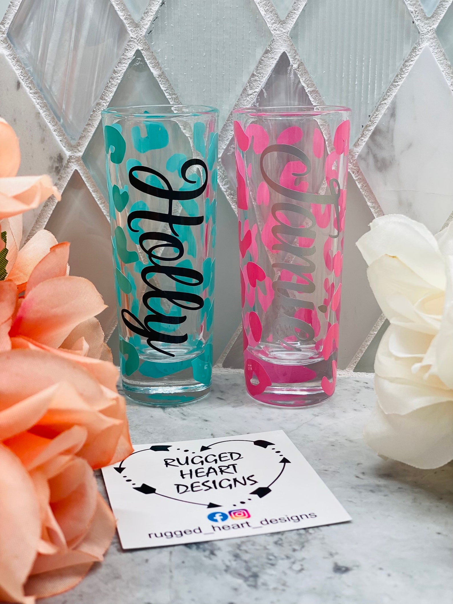 Customized Shot Glass Personalization Bridesmaid Gift | Etsy