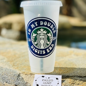 In My Double Digits Era, 10th birthday, Personalized Keepsake Birthday Tumbler, Double Digits.