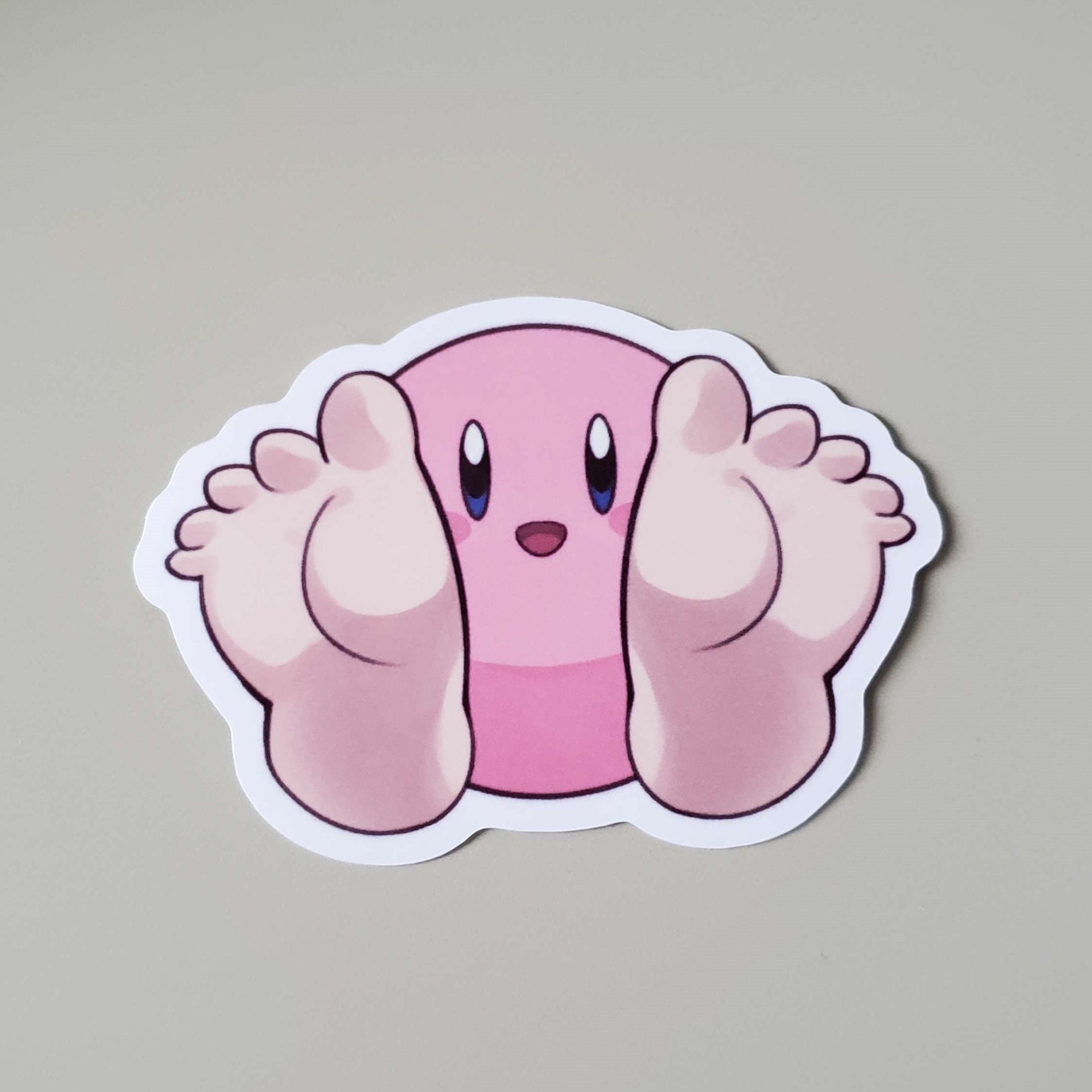 Kirby Feet Sticker Etsy