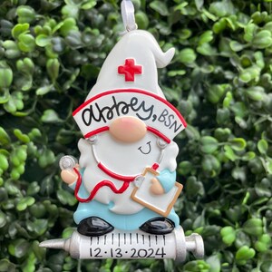 GNOME NURSE Ornament | Nurse Ornament