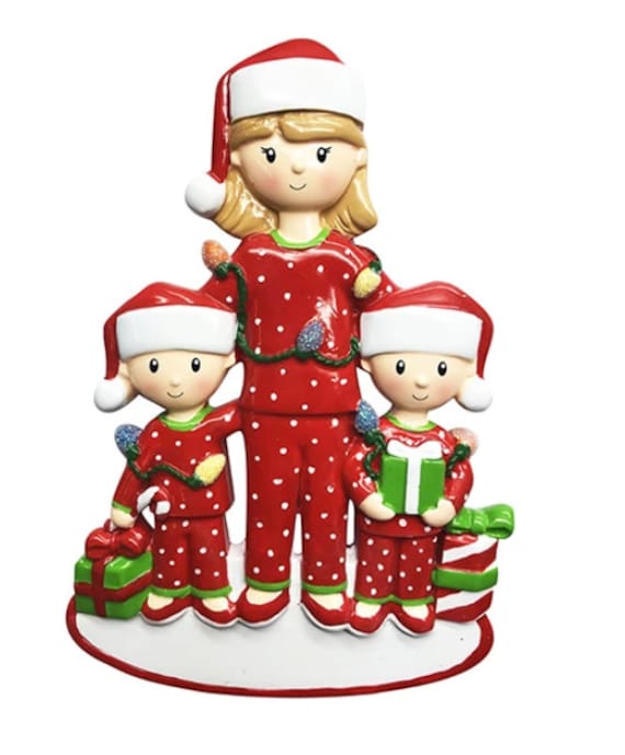 single mom personalized christmas ornaments