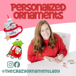 TOOTH Ornament | Personalized Tooth Ornament • Ceramic Ornament Handwritten • Dental Office Ornament • Hygienist Ornament • Dental Ornament image 6