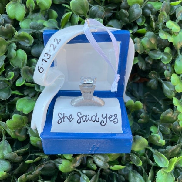 Ornament Ring Box Etsy