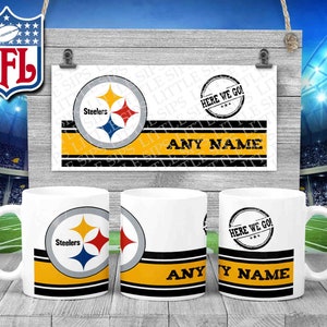Steelers de Pittsburgh - Mug personnalisé sur le thème de la NFL