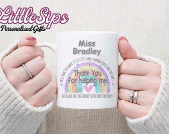 Teacher - It's Time to leave PLAYGROUP Thank You Personalised Mug
