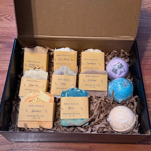 Gift Sets | Handmade | Spa Gift for Him & Her | Aromatherapy | Holiday Gifts | Relaxation | Artisan | Moisturizing | Housewarming Gift Set