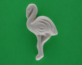 Flamingo for your Zoo! Ceramic Bisque Unpainted Ready to Paint DIY