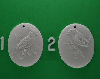 Beautiful Bird Ornaments, Various Styles, Ceramic Bisque Unpainted Ready to Paint DIY