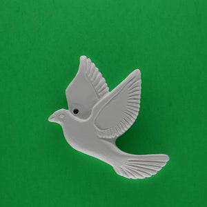 Dove, Ceramic Bisque Unpainted Ready to Paint DIY