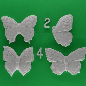 Butterflies, Various Styles and Sizes, Ceramic Bisque Unpainted Ready to Paint DIY