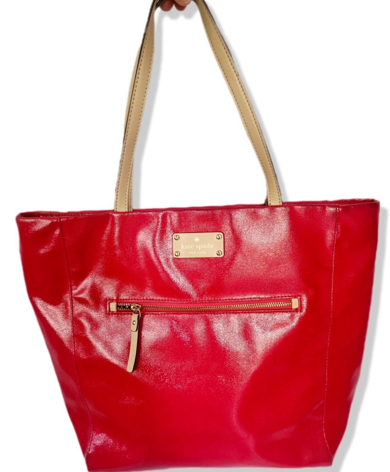 Kate Spade - Red Leather Bow Front Crossbody Bag – Current Boutique