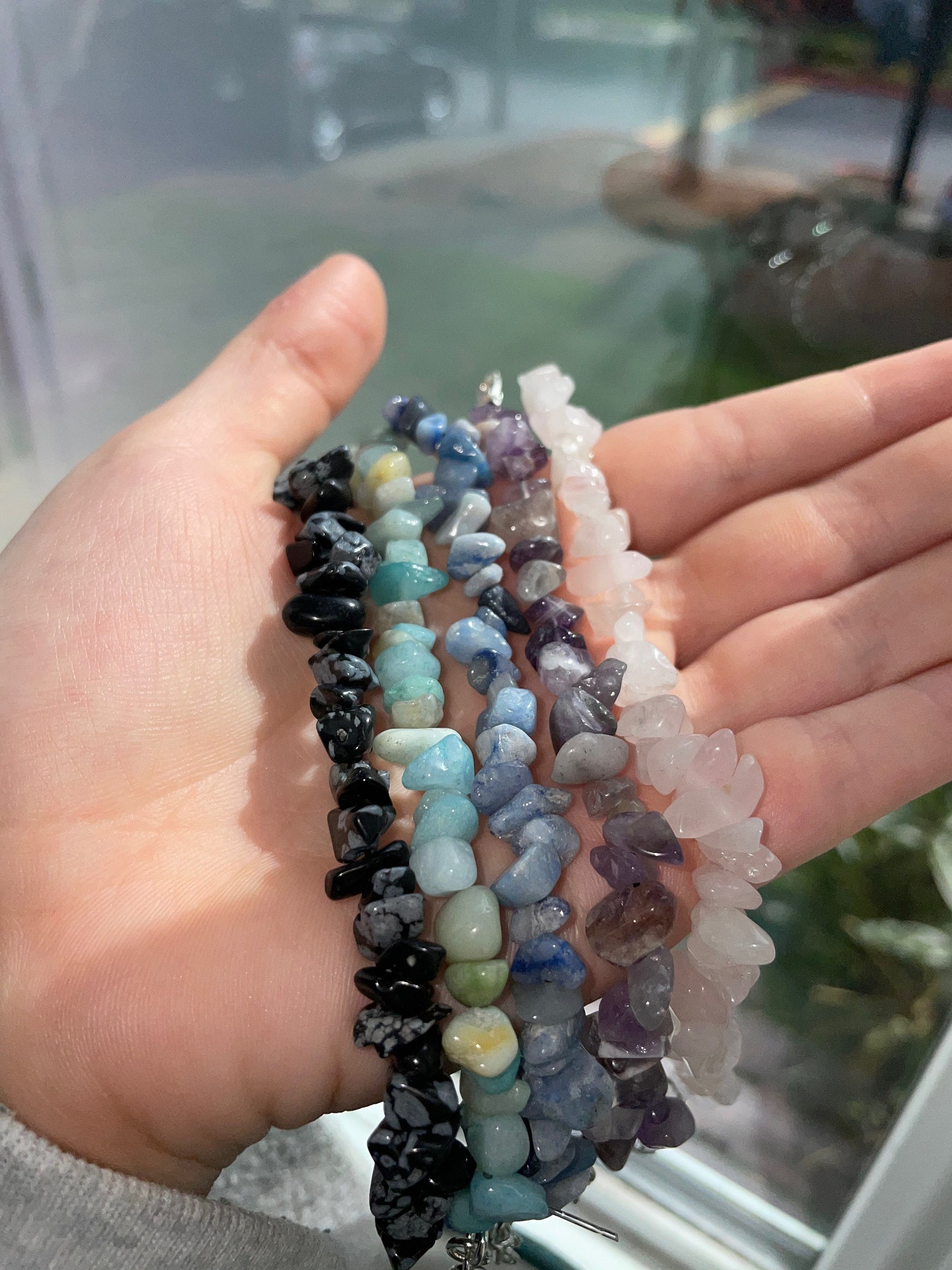 Gemstone & Crystal Bracelets Trendy Aesthetic Hippie Boho Etsy