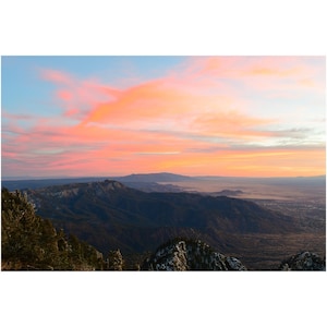 Sunset In The Sandias - New Mexico