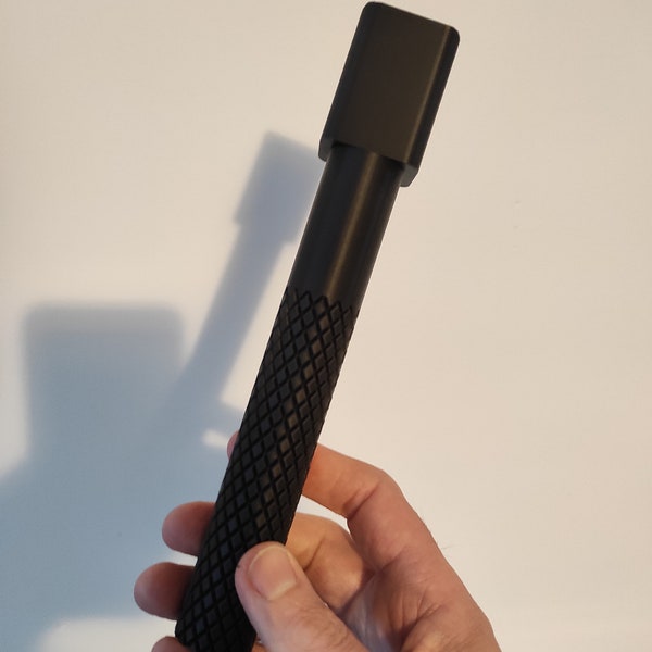 Handle/Holder for DJI Wireless Microphone - 22cm Length - 3D Printed