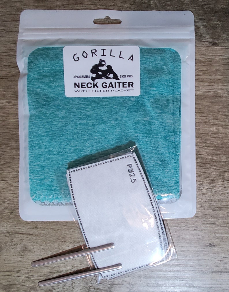 Neck Gaiter with filter pocket Double Layer Gaiter for men Etsy