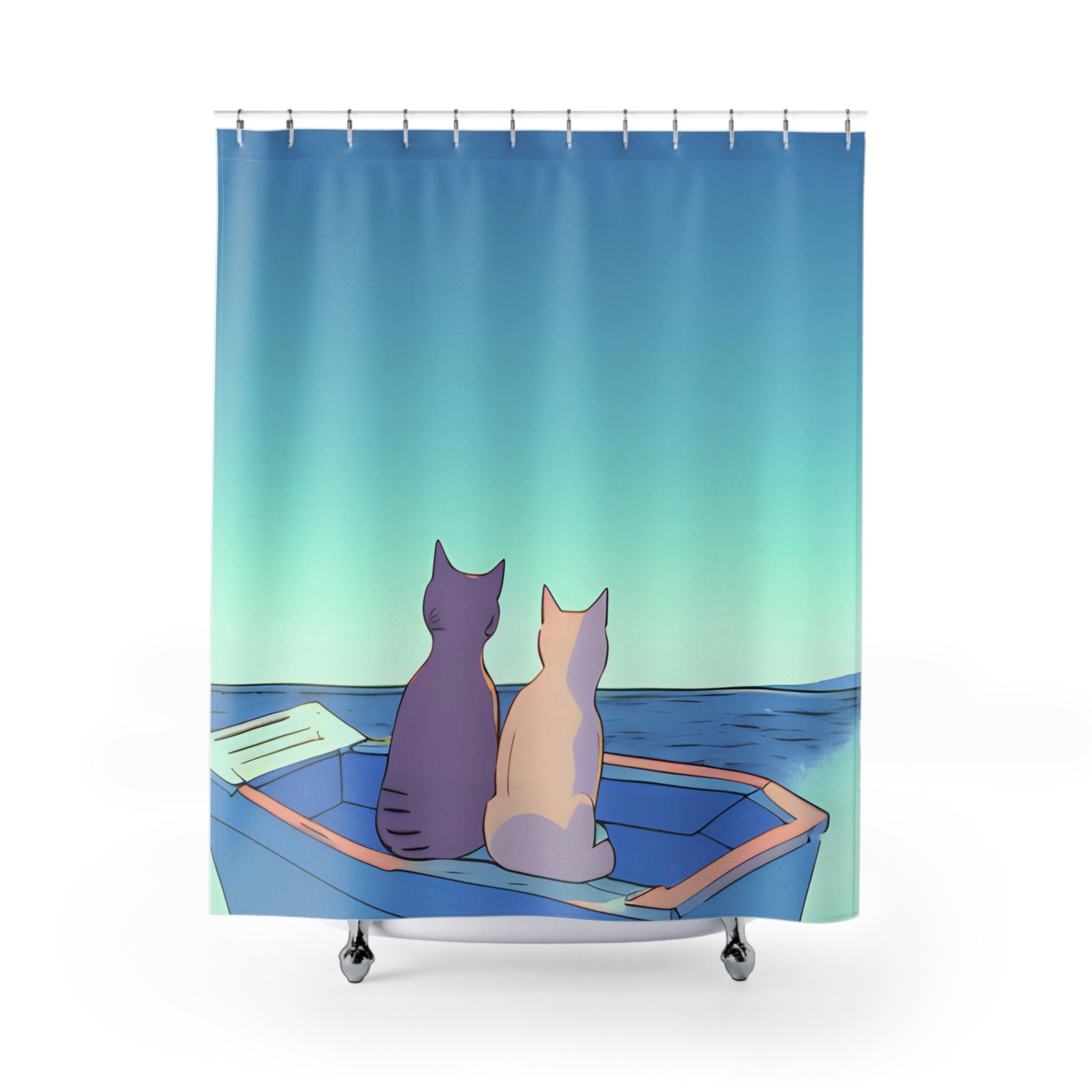 Shower Curtains  Colorful Anime Girl  Shower of Curtains