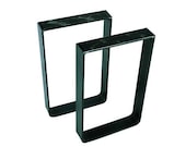 Metal tables legs coffee table legs end table legs dining table legs metal bench legs made from flat bar 2 quot wide X .25 quot thick Raw Steel
