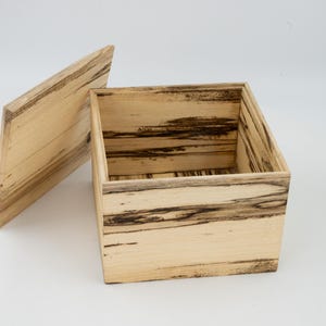 Handcrafted Black Limba Box