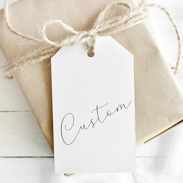 Custom party favor tag - digital copy