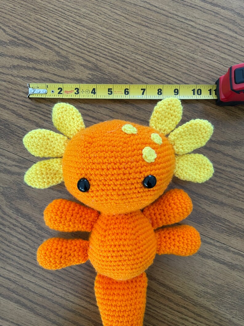 Axolotl Crochet Stuffed Animal Etsy