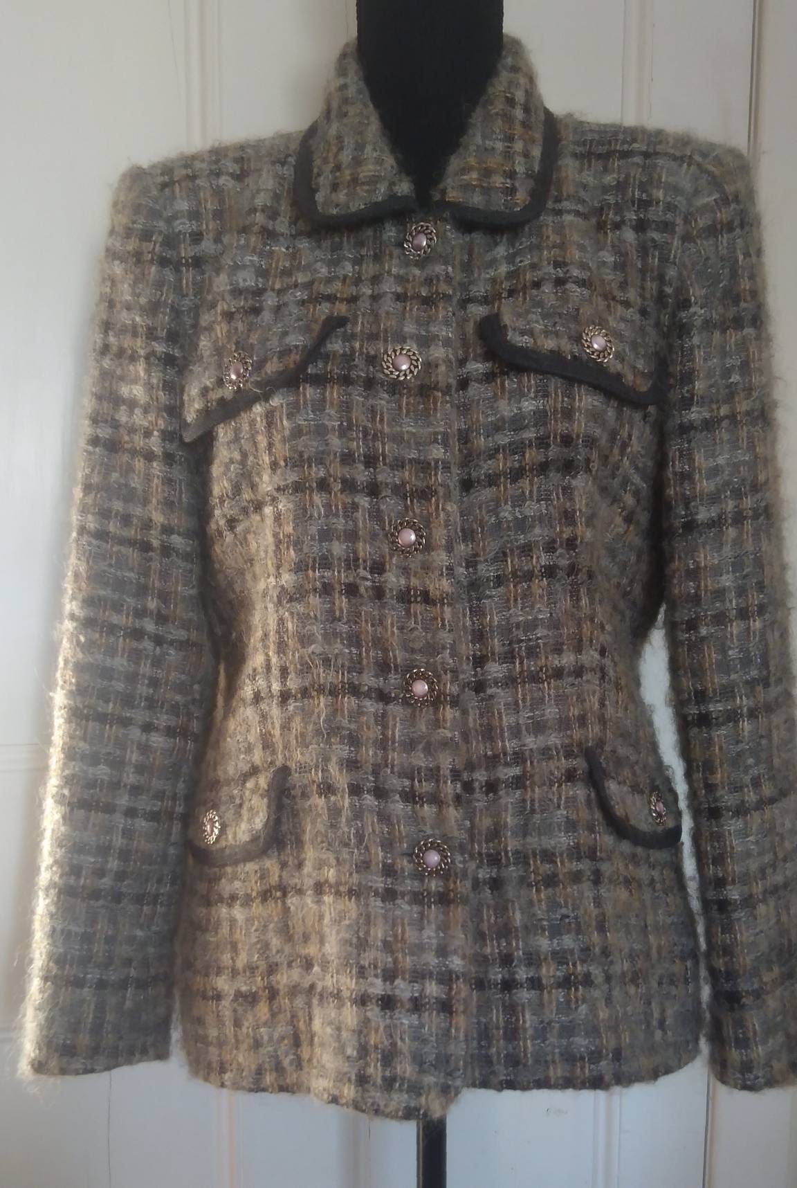 jaeger boucle jacket