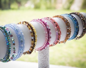 Bracelet swarovski | Etsy Bracelet swarovski | Etsy
