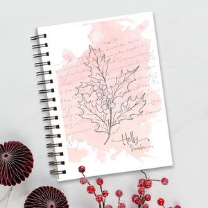 December Birth Flower / Birth Month Flower / Holly / Downloadable Print / Birth Flower / Floral Printable Art image 2