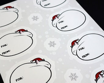 Schlafende Katzen - Sticker Sheets