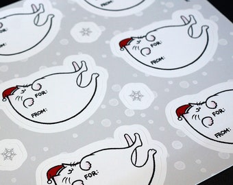 Holiday Fat Cats - Sticker Sheets