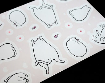 White Cats - Sticker Sheets
