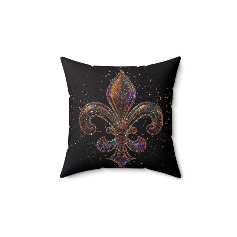 Fleur De Lis Pillow, Fleur De Lis Decor, Mardi Gras Pillow, Fleur De