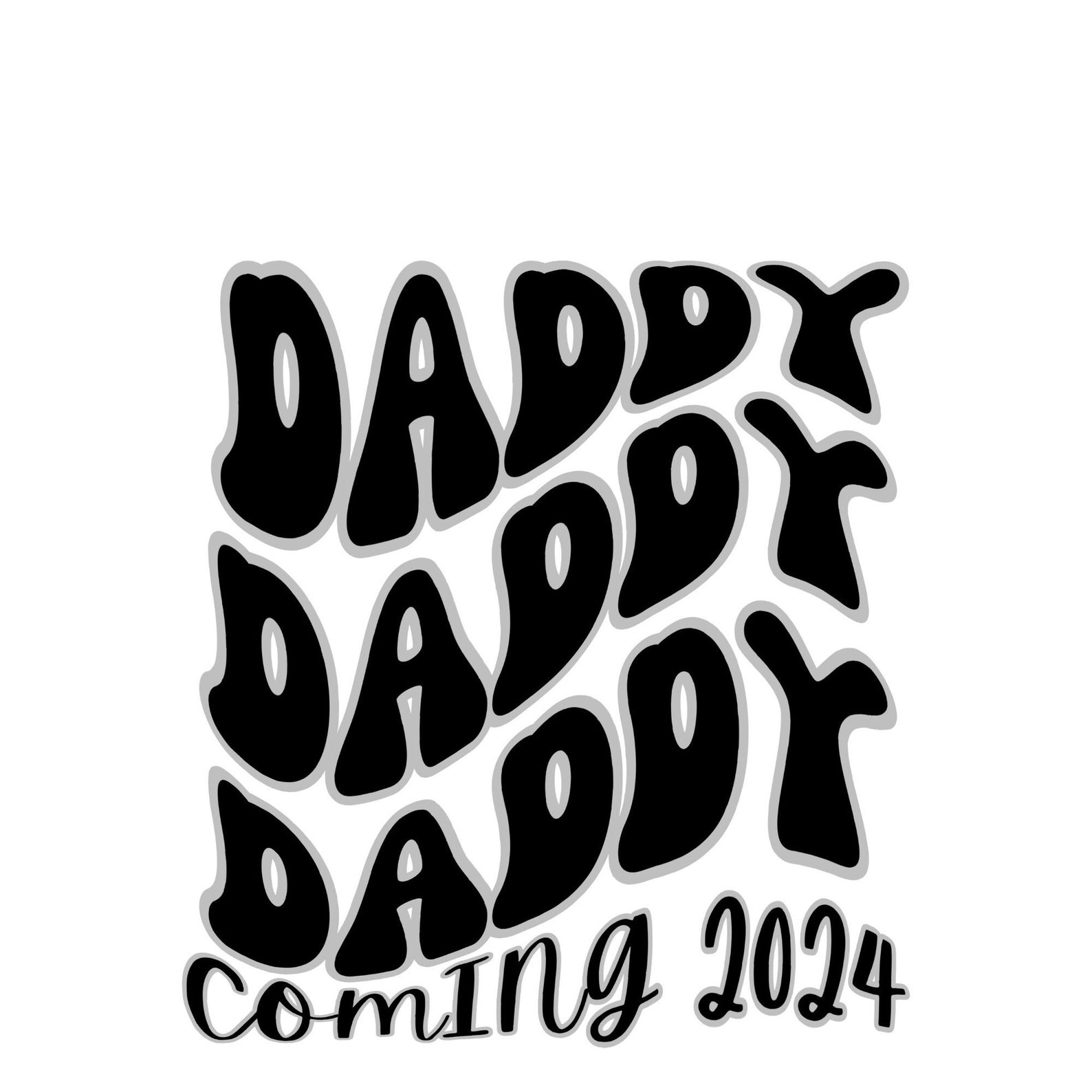 Daddy 2024, New Dad 2024, Dad to Be 2024 PNG Etsy