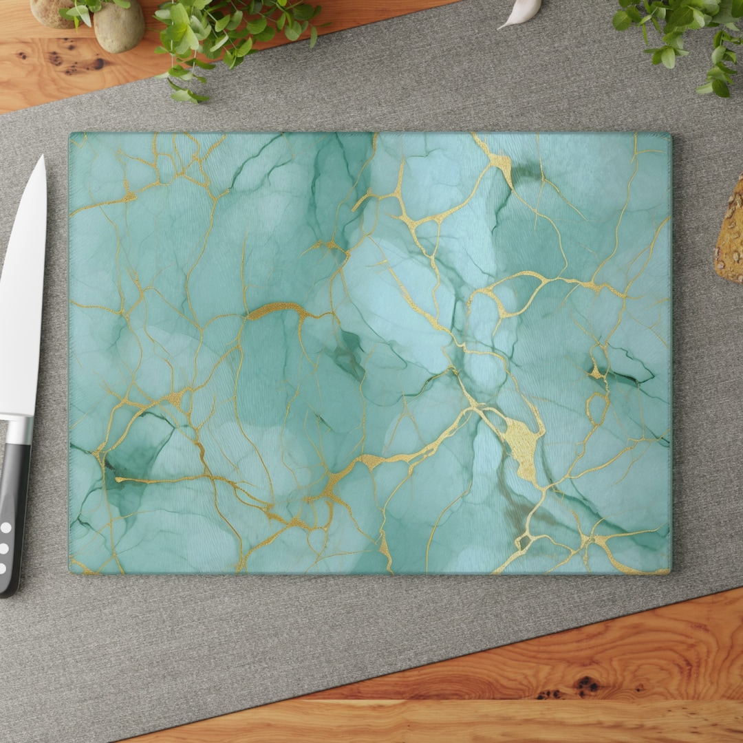 Glass Cutting Board Modern Cutting Board House Warming Gift Etsy