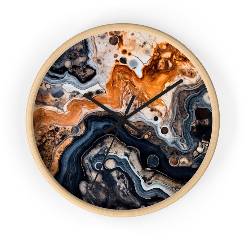 Modern Wall Clock, Abstract Wall Clock, Office Wall Clock, Bedroom Wall