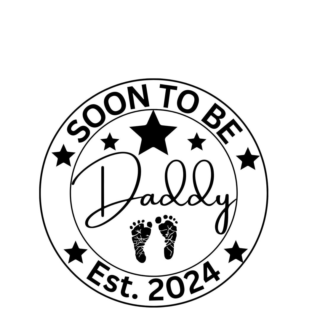 Soon to Be Daddy 2024, New Dad PNG, Daddy 2024 , Promoted to Dad Etsy