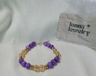 The lavender bracelet